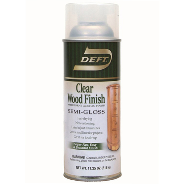 Deft 11.25 Oz Clear Wood Finish Water-Based Interior Semi-Gloss DFT108S